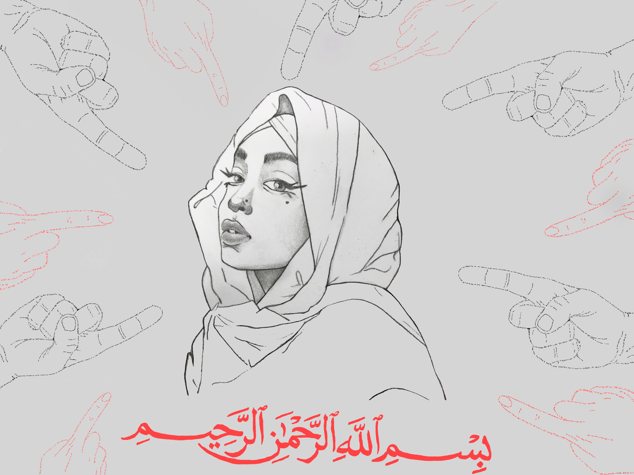 Hand-drawn study